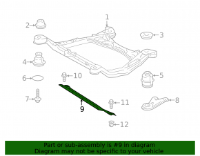 Front engine protection Lexus RX300 98-03 broken fastener