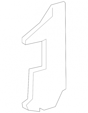 Right radiator deflector for Toyota Avalon 11-12