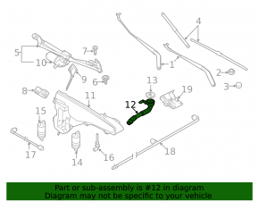 BMW X5 F15 14-18 Windscreen Washer Reservoir Neck with Lid