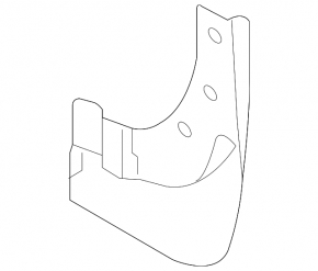 Front right mudguard for Nissan Rogue 2015