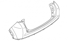 Rear bumper bare upper Mitsubishi Eclipse Cross 18-