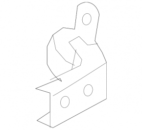 Upper front left door hinge for Infiniti FX35 QX70 09-17