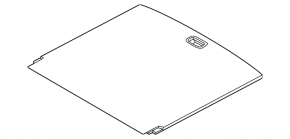 Kia Sportage 23-26 HEV central trunk floor, black