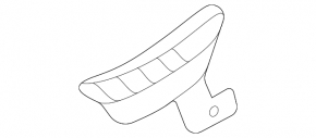 Kia K5 21-26 passenger seat backrest adjustment handle black