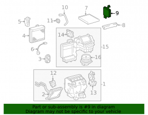 AC Amp Control Module Toyota Avalon 05-12