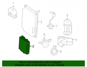 PARK ASSIST CONTROL MODULE Lexus RX350 10-15