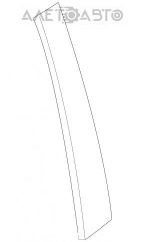 Door trim side rear left Ford Focus usa 08-11 front structure