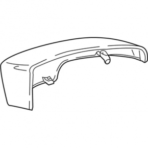 Left side mirror cover for Ford Ecosport 18-22