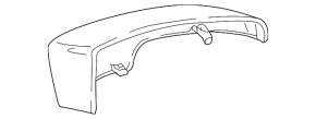 Left side mirror cover for Ford Ecosport 18-22