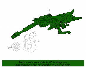 Steering column Mazda6 09-13