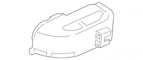 Air duct for air filter housing, right, BMW 5 G30 17-23 M5, S63, middle