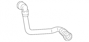 Lower cooling hose BMW X1 F48 16-20 B46