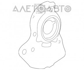 Brake Disc Cover Front Left Mercedes W221 FWD