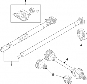 Drive shaft driveshaft Mini Cooper Countryman R60 10-16