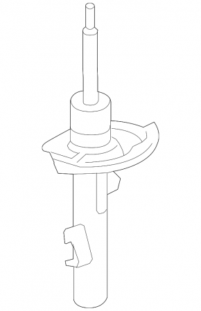 Front left shock absorber Volvo XC60 10-17 Marked 48