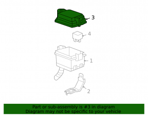 Right underhood relay block Honda HR-V 16-18