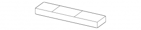 Front bumper reinforcement bracket left BMW X1 F48 16-22