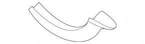 Trunk lid hinge trim left BMW 3 F30 12-18
