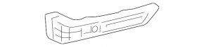 Long left front bumper mount for Lexus ES350 07-12
