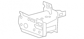 Front left side member nose for Toyota Corolla 20-23 Japan built, 5d