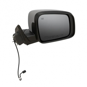Right side mirror assembly for Jeep Grand Cherokee WK2 14-22, 5 pins, heated, silver, scratches
