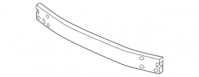 Front bumper reinforcement Nissan Pathfinder 16 - under radar