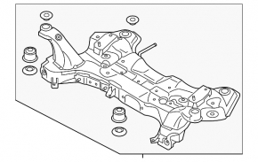 Front subframe Kia Soul 14-19