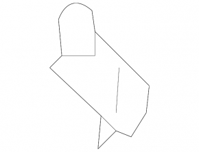 Front left wing bracket Hyundai Sonata 11-15