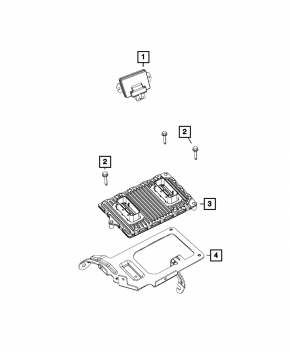 ECU block engine computer Dodge Journey 11-20 2.4