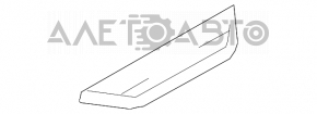 Rear left outer door sill plate for Suzuki Kizashi 10-15