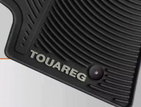 Set of floor mats for VW Touareg 11-17 rubber black