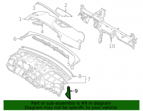 Kia Sportage 23-25 HEV black left side panel trim