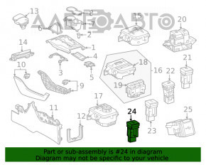 Toyota Sienna 21-25 Stabilization Disabling Button