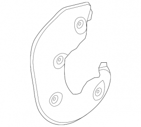 Brake Disc Cover Front Right Audi A6 C7 12-18 320mm