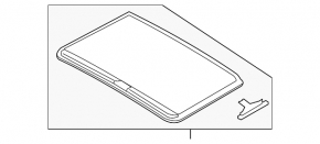 Sunroof Curtain Audi A4 B8 08-16 Sedan