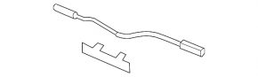 Bonnet release cable front Audi A4 B8 08-16