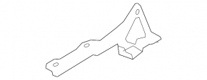 Hood hinge right Buick Encore 13-19