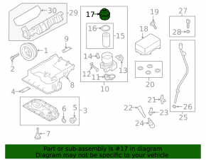Porsche Cayenne 19-26 Oil Filter Housing Cover