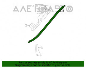 Windshield molding left Mercedes W167 GLE 350 450 20-23