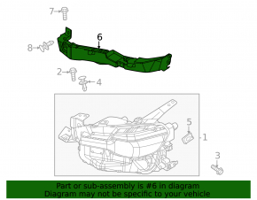Left front bumper mount under headlight Mazda MX-30 22-26