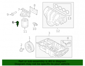 Ford Escape MK4 2020-23 Hybrid Plug-In Oil Dipstick