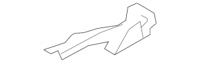Right hood hinge Mazda CX-9 16-23