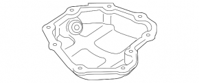Oil pan Nissan Sentra 20-24