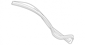 Mercedes CLA 14-19 trunk lid seal