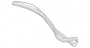 Mercedes CLA 14-19 trunk lid seal