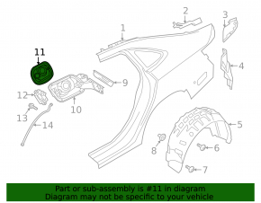 VW Jetta 19- Fuel Filler Door Seal