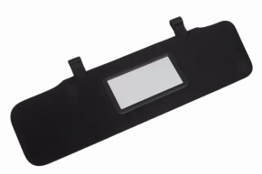 Left visor for Chevrolet Camaro 1923 convertible, black