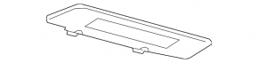 Left visor for Chevrolet Camaro 1923 convertible, black