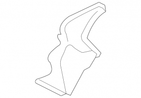Right windshield wiper seal Chevrolet Camaro 16-