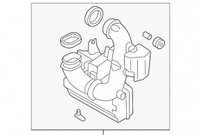 Garbage container Hyundai Elantra UD 11-16